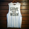 GAME-WORN Rough Cut Work Out T Shirt / Combat White