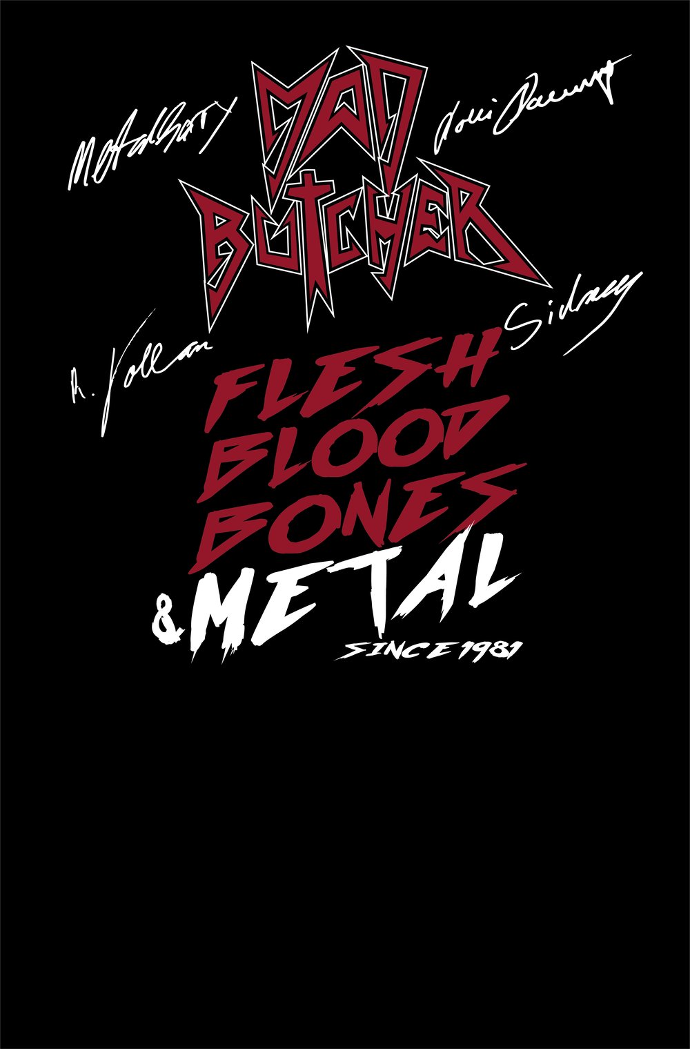 MAD BUTCHER- METAL LIGHTNING ATTACK SHIRTS- Pre-order