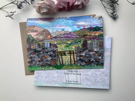 Lliwiau Eryri/Colours of Snowdonia Card | Josie Russell