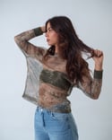 Camisola de Rede Verde Tropa