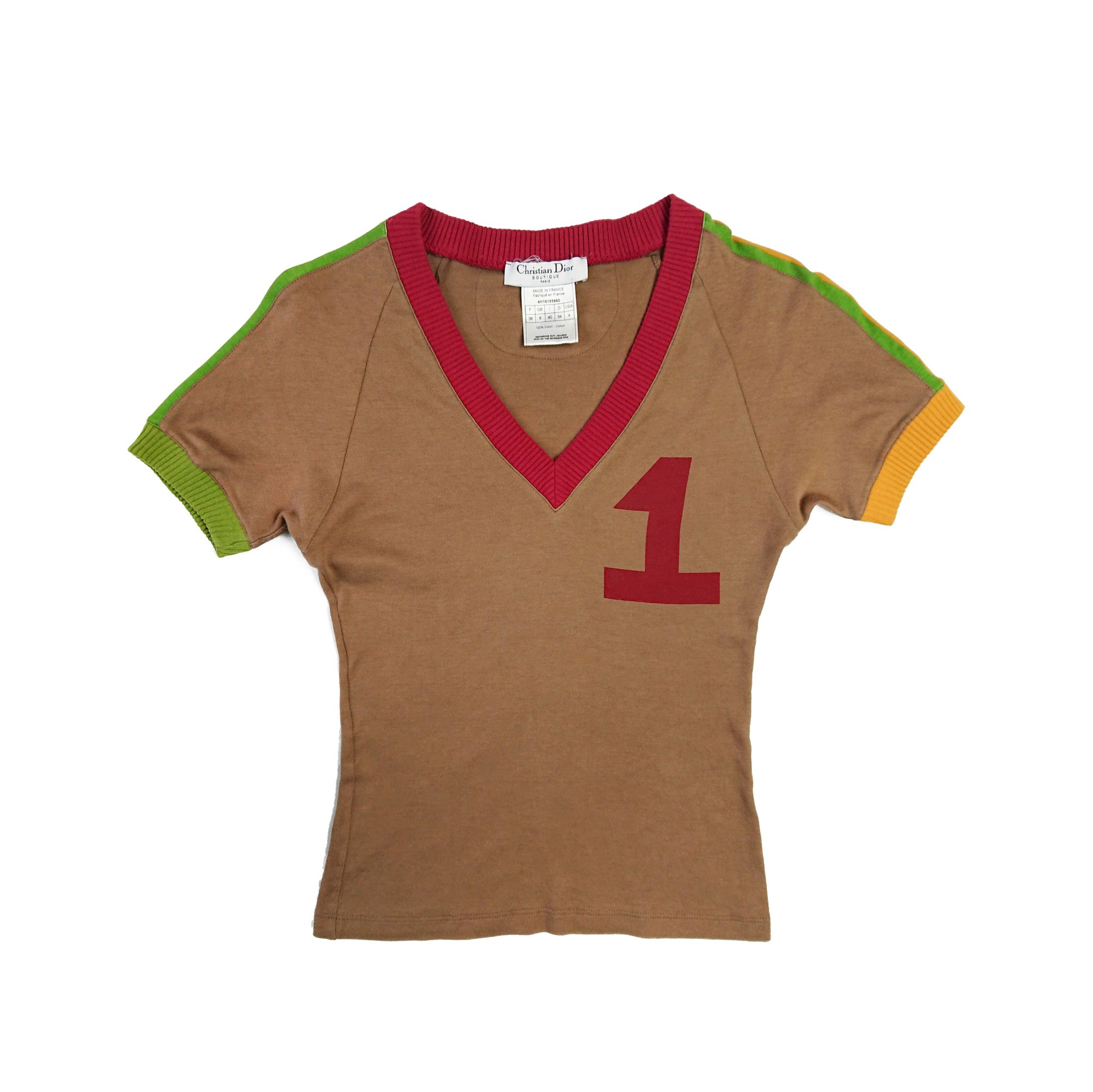 Image of Dior 2004 Rasta Collection T Shirt