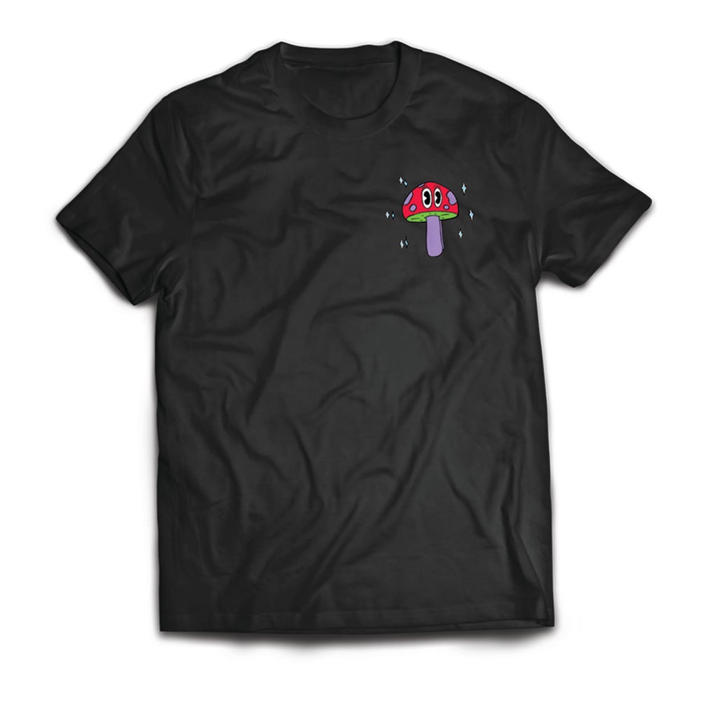 Image of PSILOCYBIN T-Shirt (Black)