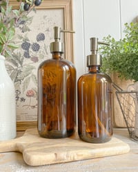 Image 1 of Mocha Glass Bottles - 2 Sizes