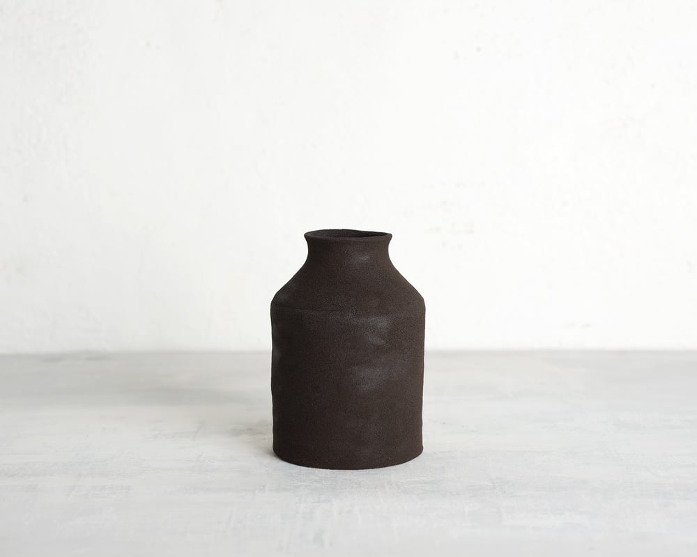 Image of Black Square Bud Vase