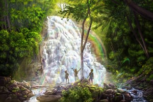 Image of Crabtree Falls Original Canvas Prints