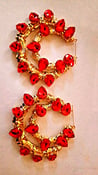 Image of Blooming Bamboo Earrings (Red)