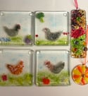 Adults introduction to fused glass art workshop