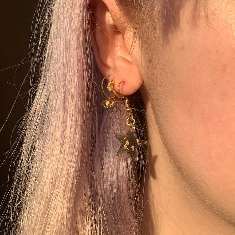 Image of star earrings