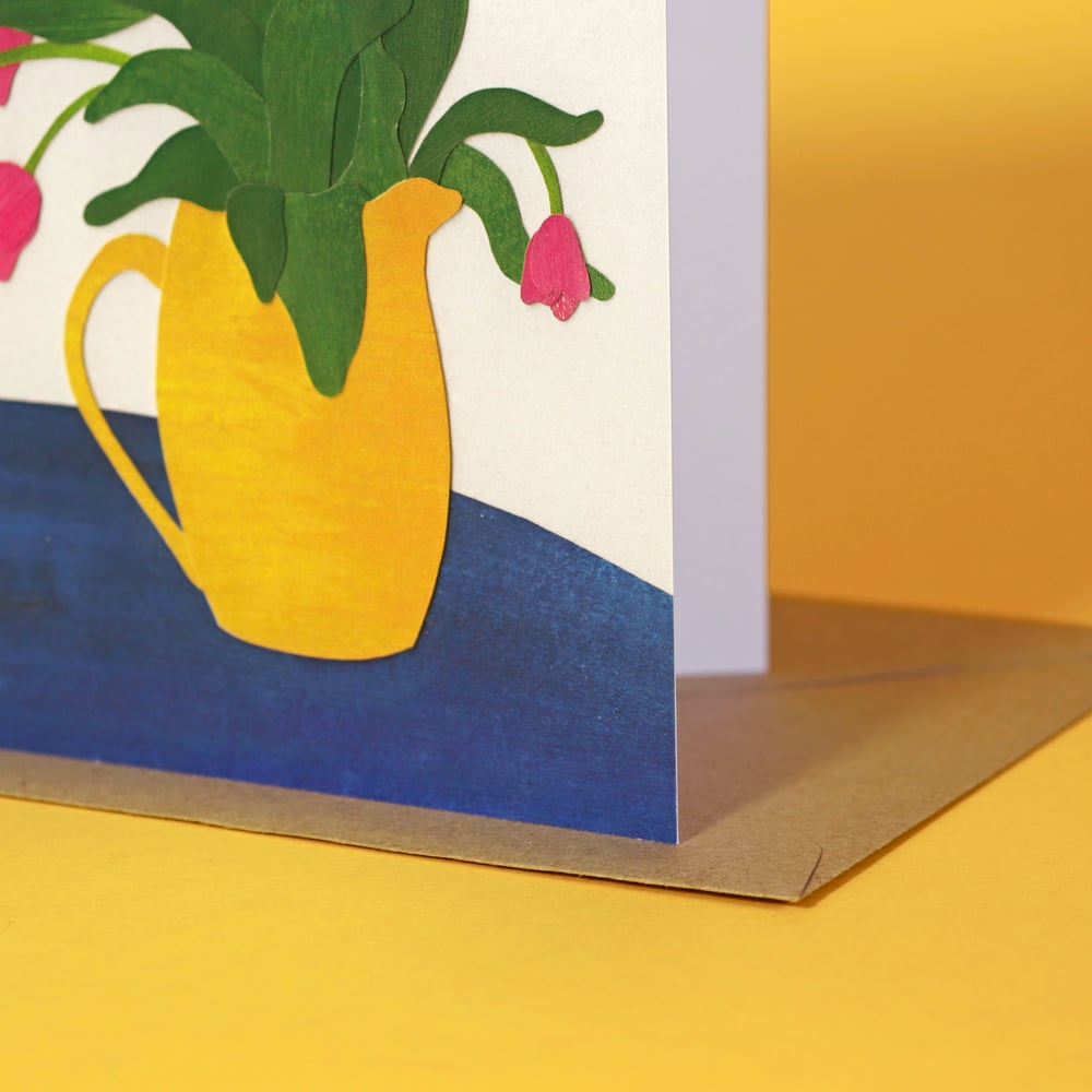 Tulips Greetings Card