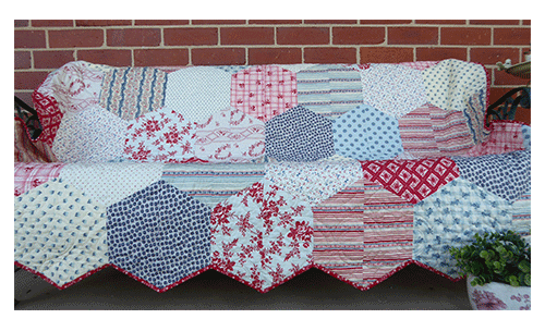 Image of Sew Quick Hexie Quilt 