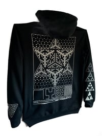 Image 3 of A Fractal Is……GLOW IN THE DARK HOODIE 