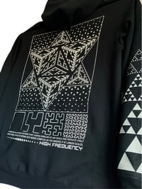 Image 5 of A Fractal Is……GLOW IN THE DARK HOODIE 