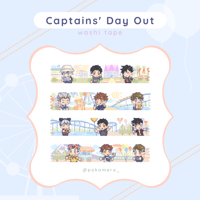Image 1 of HQ!! Captains Day Out Washi Tape