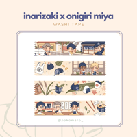Image 1 of HQ!! INRZKI X Onigiri Miya Washi Tape