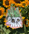 Skull Cacti 4” Sticker 