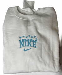 Image 2 of NIKE BLUE HEARTS CREWNECK