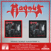 MAGNUS - Scarlet Slaughterer - Cover Artwork Patch - A