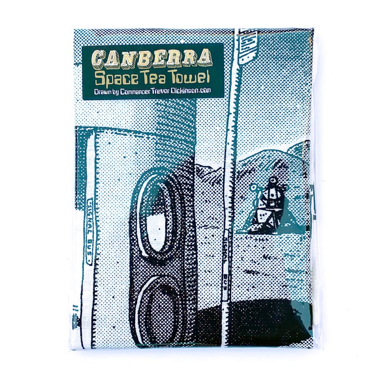 Canberra Moon Shelter Tea Towel Image 3