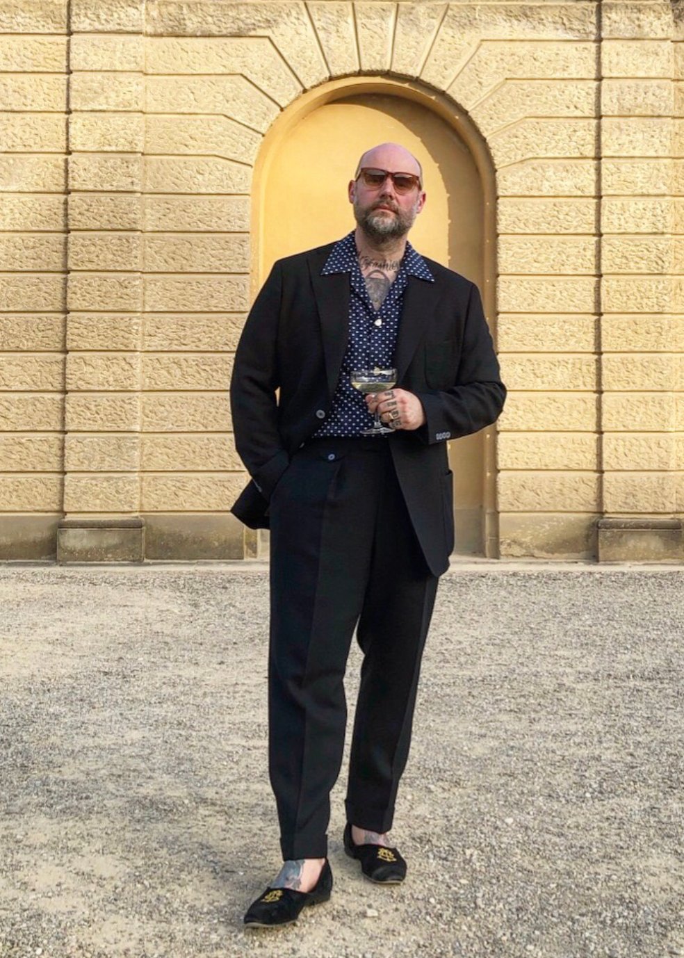 CHRISTOPHER LEE Monogram Grecian