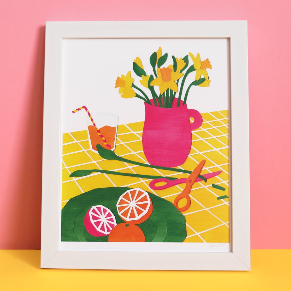 Daffodils Still Life - 8x10" Print