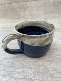Image 1 of Blue cream cappuccino mugs
