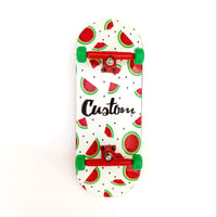 Image 1 of Fingerboard CUSTOM 34mm Pops Watermelon Red