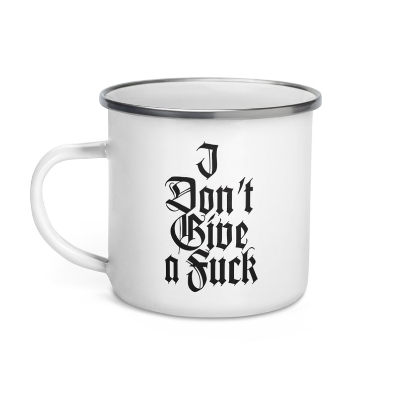 Image of IDGAF/IGAF enamel mug