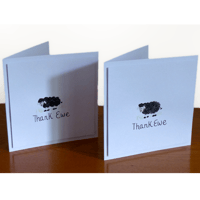 Image 1 of Sheep Thank Ewe Cards - Original Watercolour art - Greetings Cards