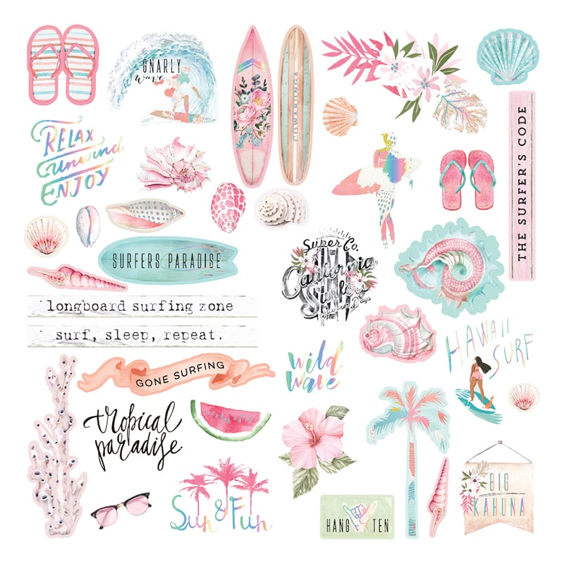 Image of Prima Surfboard Journaling Notecards Kit