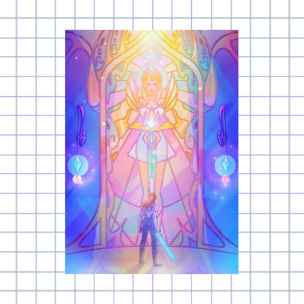 Image of Shera Glitter Print