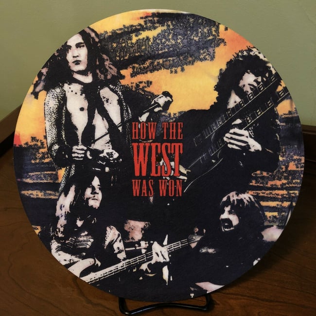 Led Zepplin - How the West was Won (Promo Slip Mat)