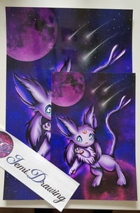 Image 3 of Psiana/Espeon Poster Evolutions