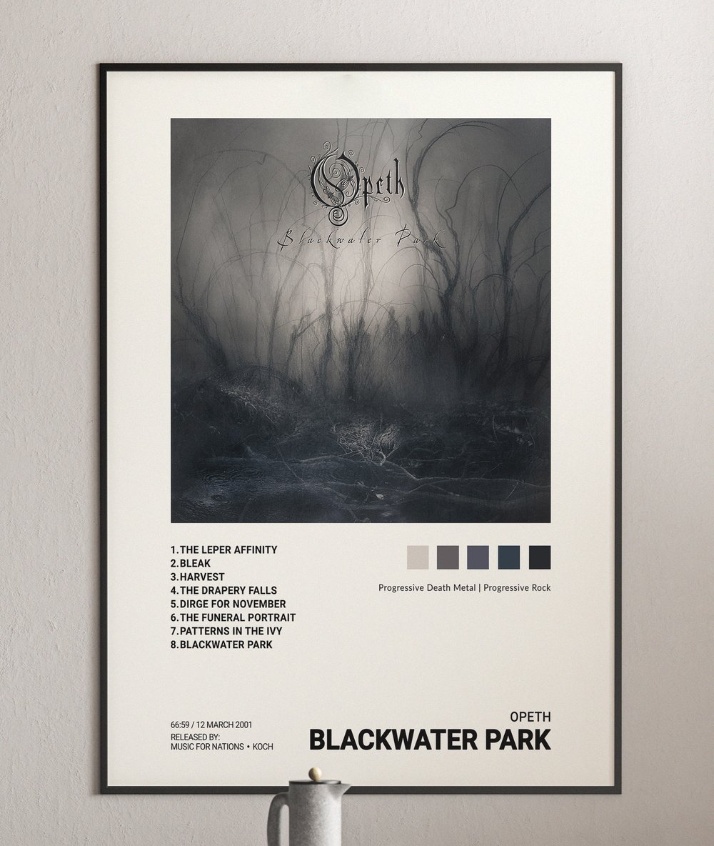 Opeth - Blackwater Park Album Cover Poster
