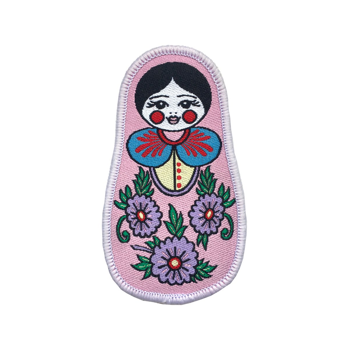 Russian Doll Iron on Patch 