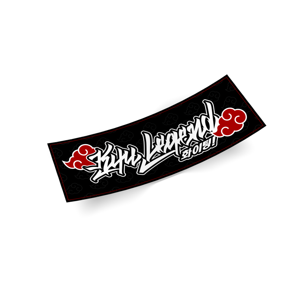 Kyu Legend x Akatsuki Box Slap Sticker [holo/gloss/matte]