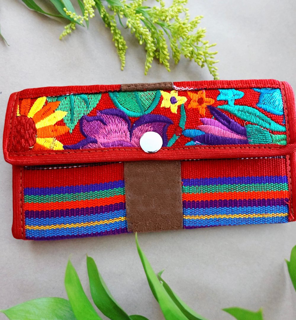 Floral Wallet Wristlet