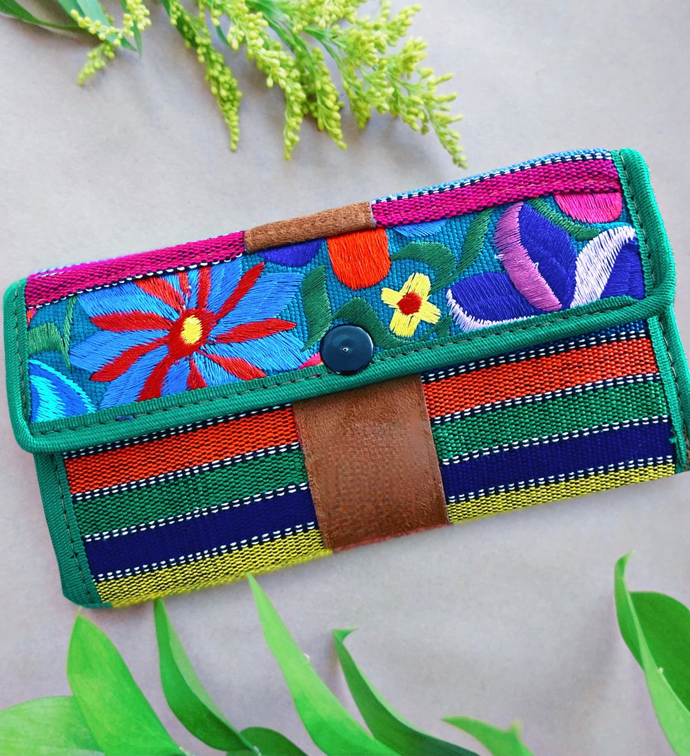 Floral Wallet Wristlet