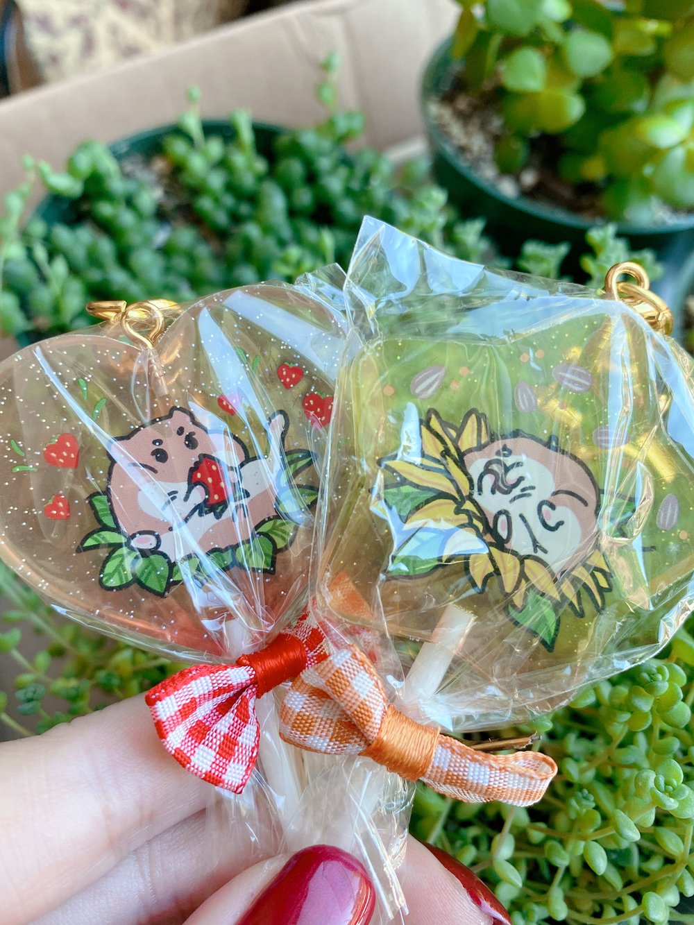 Hamjin Lollipop Acrylic Charms