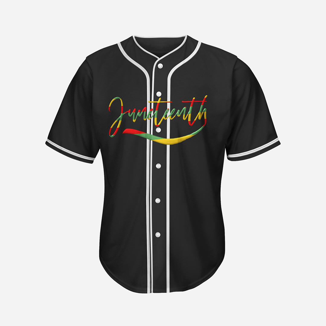 Juneteenth Baseball Jersey – Enlightened MelaNation
