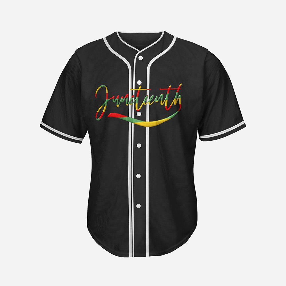  Juneteenth Baseball Jersey Shirt : Handmade Products