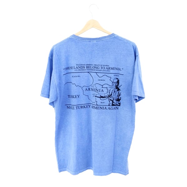 Image of Wilsonian T-shirt - Van Blue (Stonewashed)