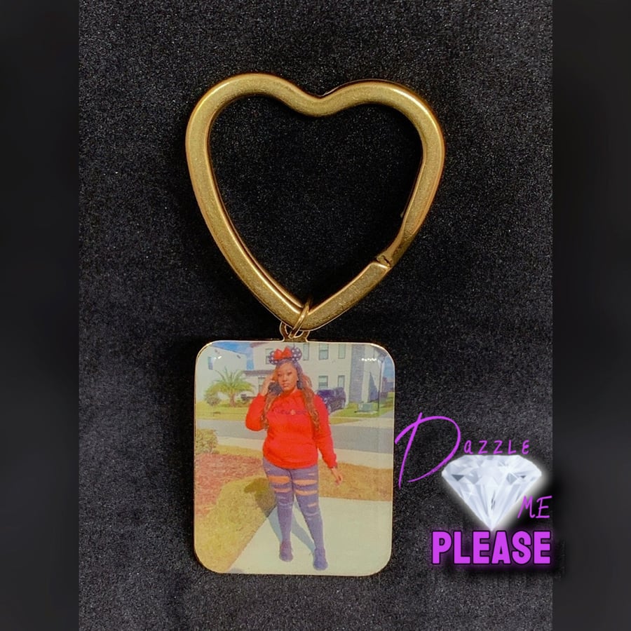 Image of Custom Photo Keychain 