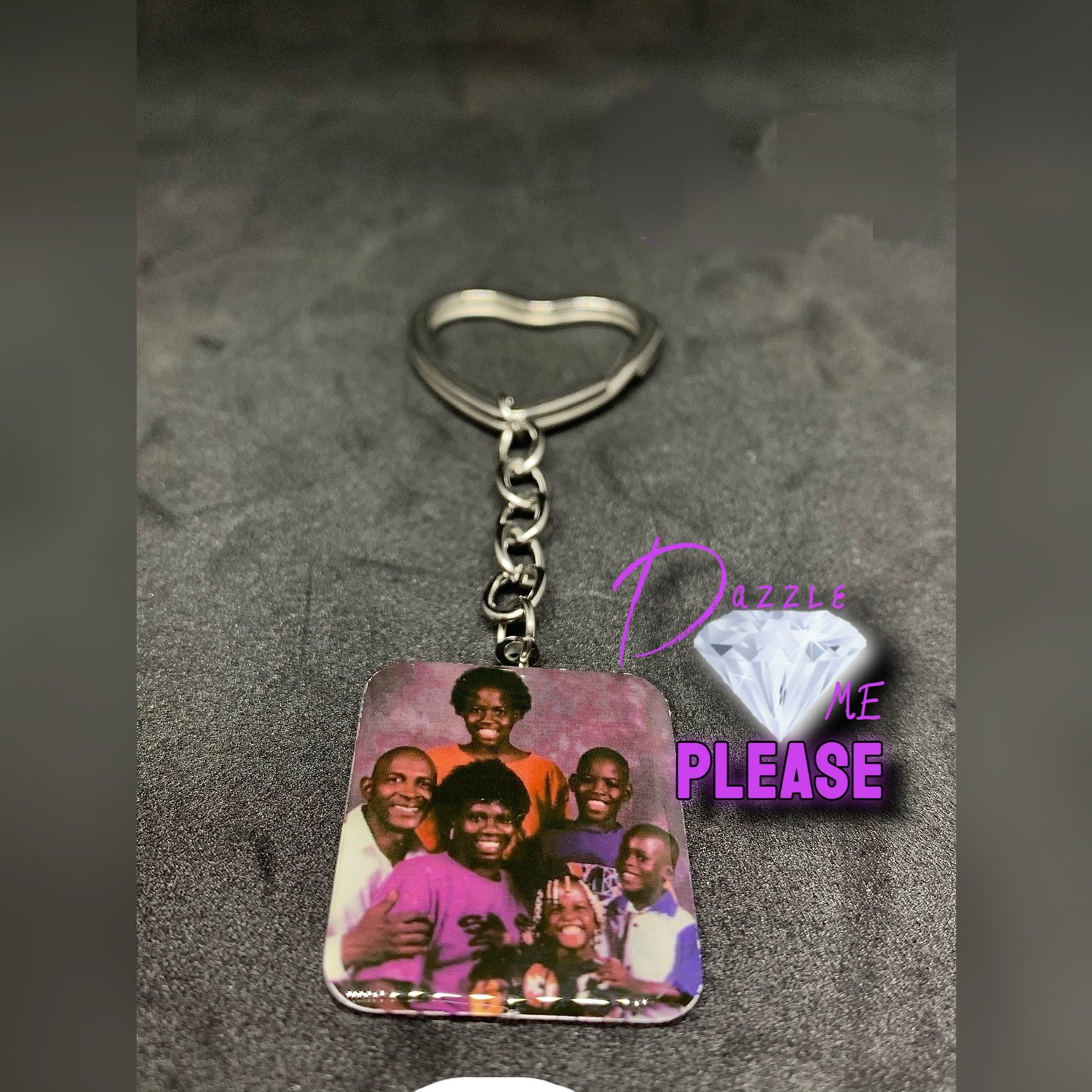 Image of Custom Photo Keychain 