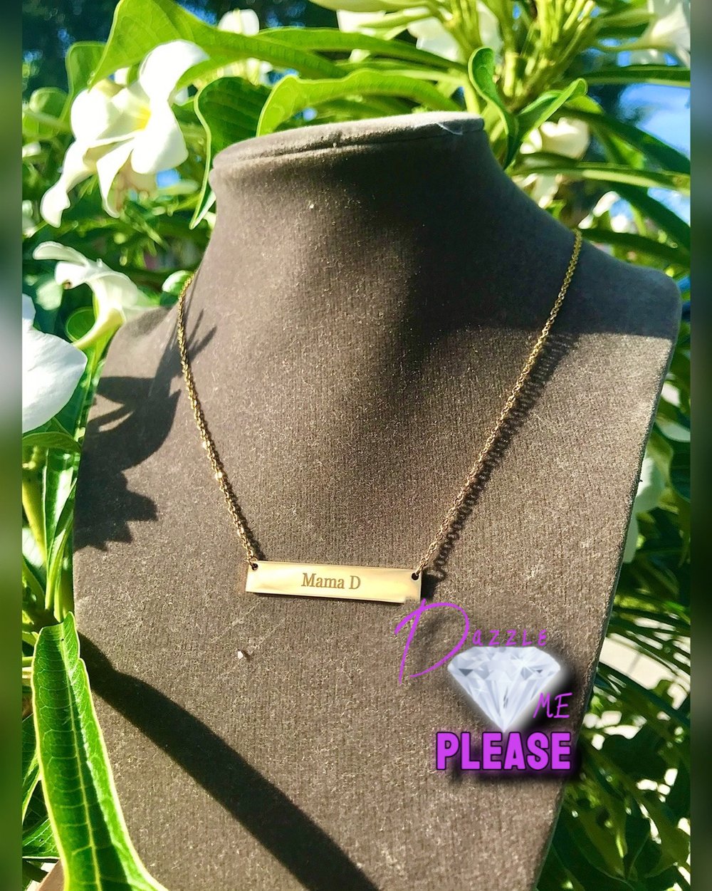 Image of Nameplate Stainless Steel Necklace 