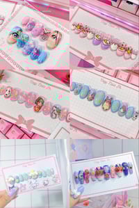 Hand Painted Character nails