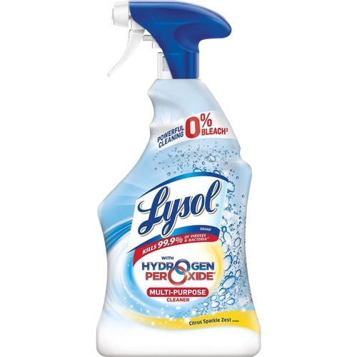 Image of Lysol w/Hydrogen Peroxide Multi-Purpose Cleaner - Citrus Sparkle Zest 32 oz.