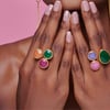 Maya Gem Cocktail Rings