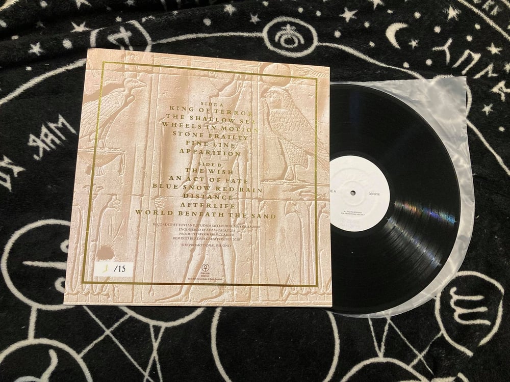 Image of ON THE EDGE OF FOREVER 2021 TEST PRESSING LP NUMBERED OUT OF 15 RARE