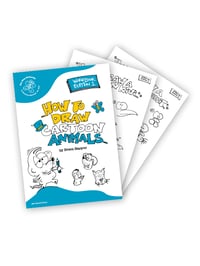 How to draw Cartoon Animals eBook Edition 1 by Brent Harpur