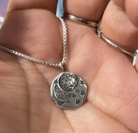 moon phase coin necklace